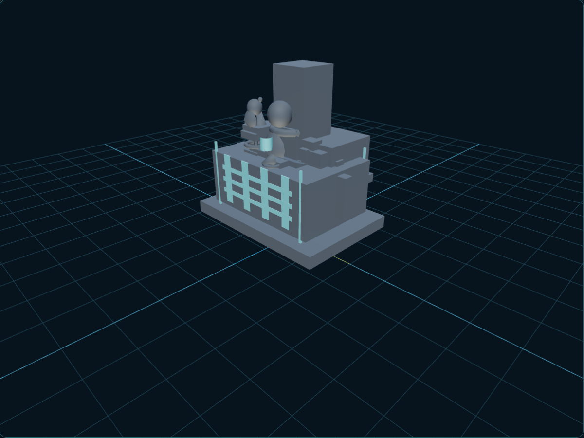 MeshLab render preview of Vehicle Assembly Bay